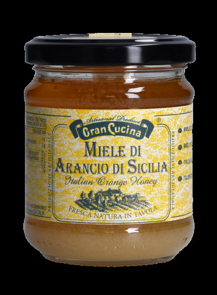 Miele di Arancio 100% Sicilia / Orangenhonig 250g Glas, GRAN CUCINA