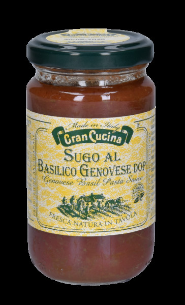 Sugo al Basilico Genovese DOP 180g Glas , GRAN CUCINA