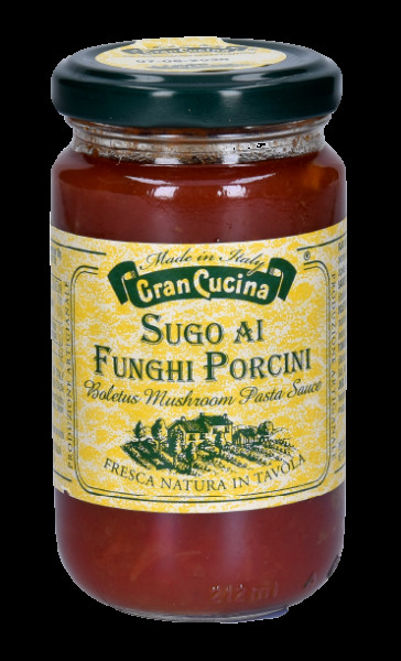 Sugo ai Funghi Porchini / Sugo mit Steinpilzen 180g Glas, GRAN CUCINA 